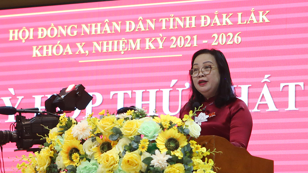 Khai mạc Kỳ họp thứ Nhất HĐND tỉnh Đắk Lắk khóa X, nhiệm kỳ 2021-2026